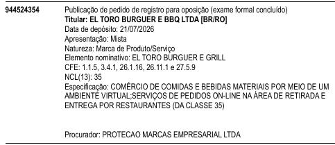 EL TORO BURGUER E GRILL