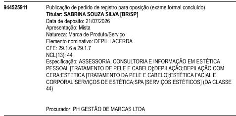 DEPIL LACERDA