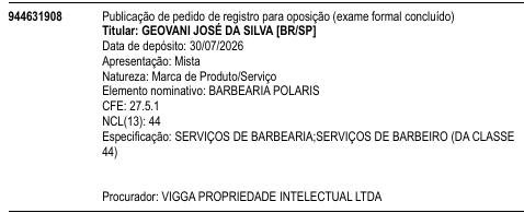BARBEARIA POLARIS