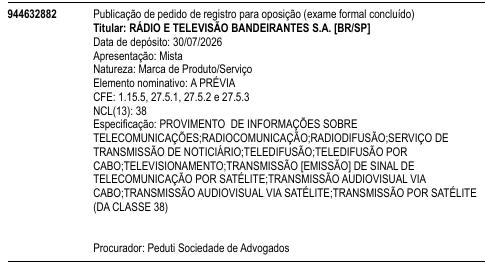 A PRÉVIA