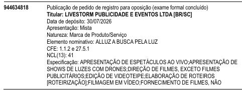 ALLUZ A BUSCA PELA LUZ