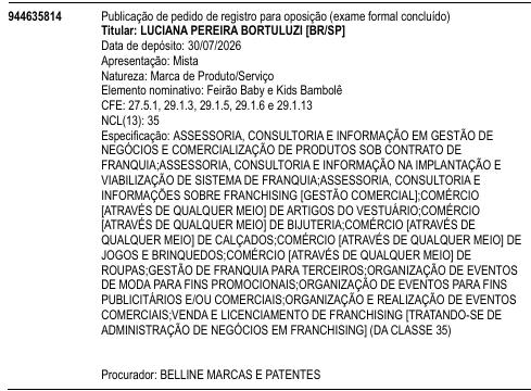 Feirão Baby e Kids Bambolê