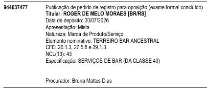 TERREIRO BAR ANCESTRAL