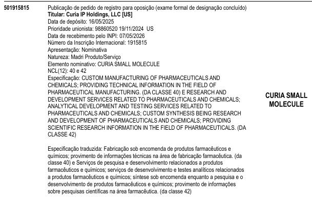 CURIA SMALL MOLECULE