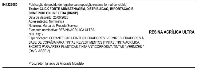 RESINA ACRÍLICA ULTRA RESINA ACRÍLICA ULTRA