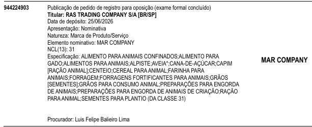 MAR COMPANY