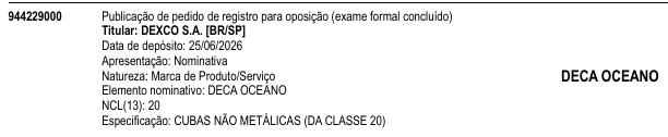 DECA OCEANO