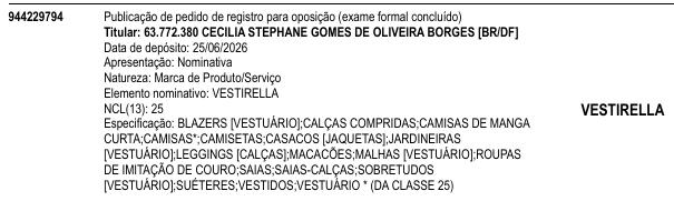 VESTIRELLA