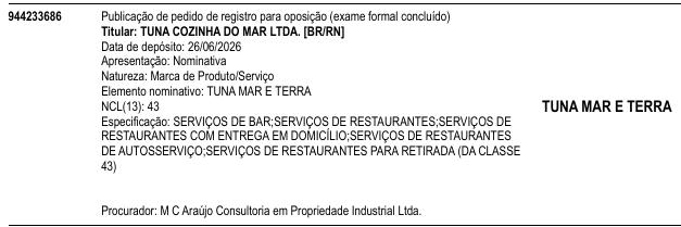 TUNA MAR E TERRA