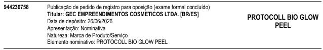 PROTOCOLL BIO GLOW PEEL