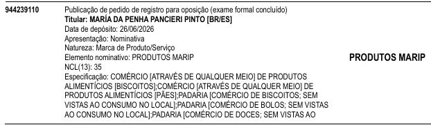PRODUTOS MARIP