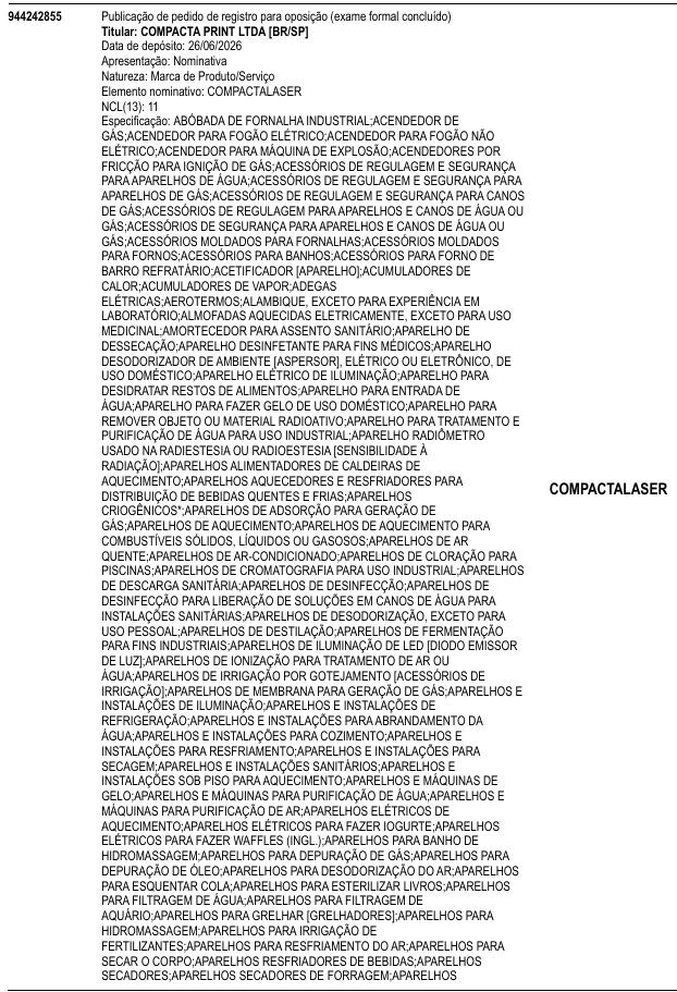 COMPACTALASER