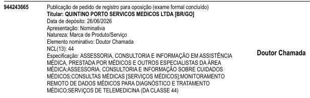 Doutor Chamada