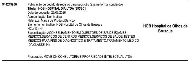 HOB Hospital de Olhos de Brusque HOB Hospital de Olhos de