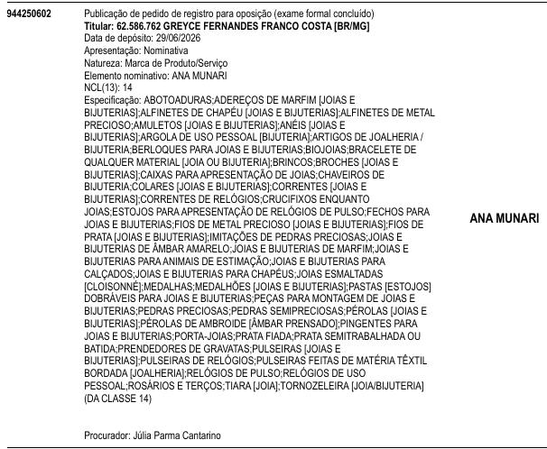 ANA MUNARI