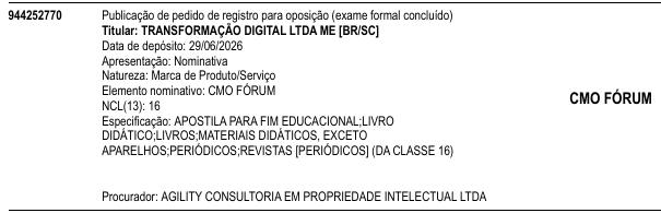 CMO FÓRUM CMO FÓRUM