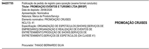 PROMOAÇÃO CRUISES PROMOAÇÃO CRUISES