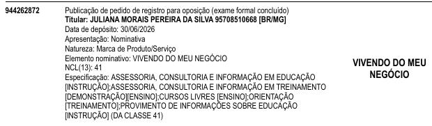 VIVENDO DO MEU NEGÓCIO