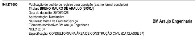 BM Araujo Engenharia