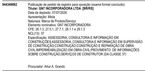 GN7 INCORPORADORA