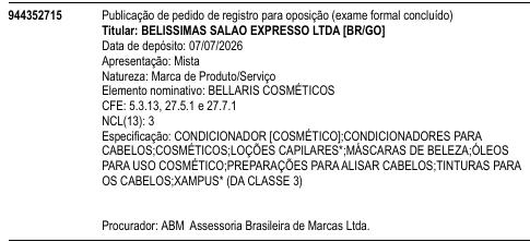 BELLARIS COSMÉTICOS