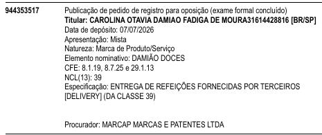 DAMIÃO DOCES