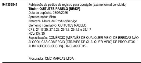 QUITUTES RABELO