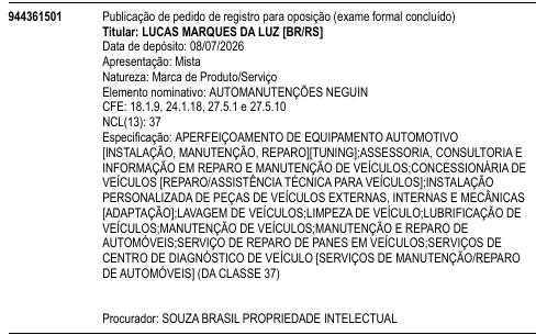 AUTOMANUTENÇÕES NEGUIN