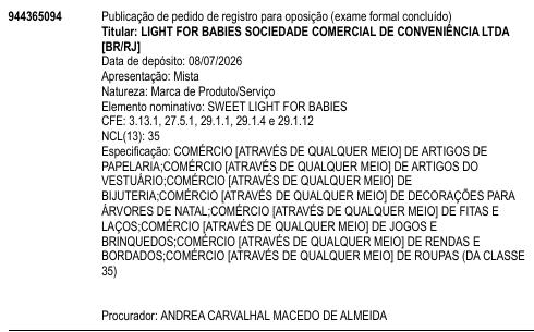 SWEET LIGHT FOR BABIES