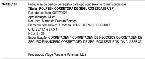 R Rolfsen CORRETORA DE SEGUROS