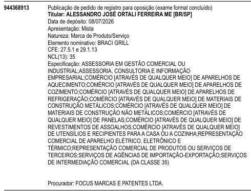 BRACI GRILL