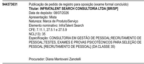 InfraTalent Search