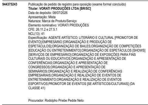 VORATI PRODUÇÕES