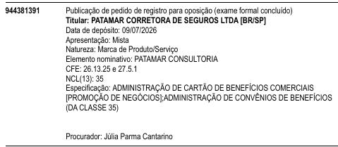 PATAMAR CONSULTORIA