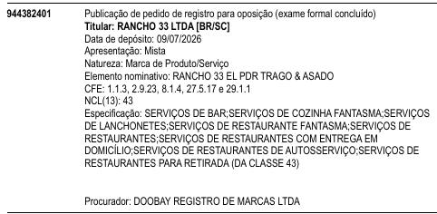 RANCHO 33 EL PDR TRAGO & ASADO