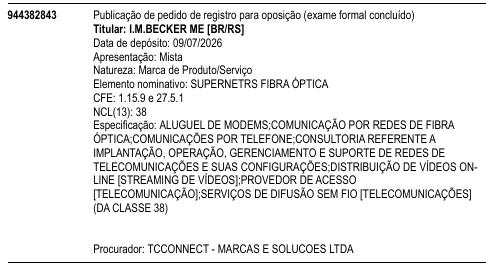 SUPERNETRS FIBRA ÓPTICA