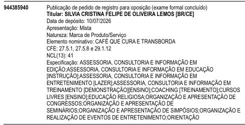 CAFÉ QUE CURA E TRANSBORDA