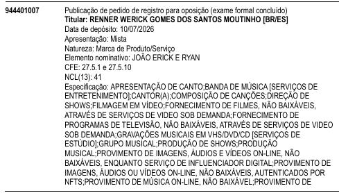 JOÃO ERICK E RYAN