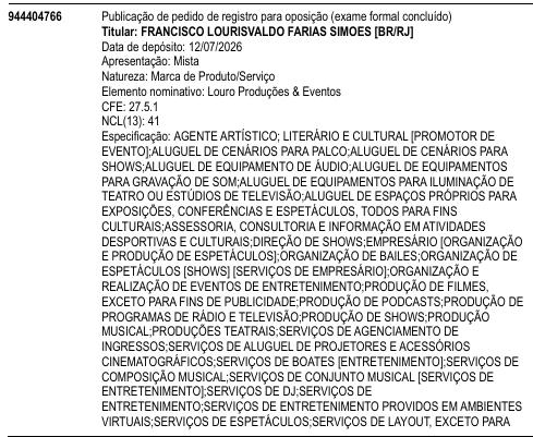 Louro Produções & Eventos