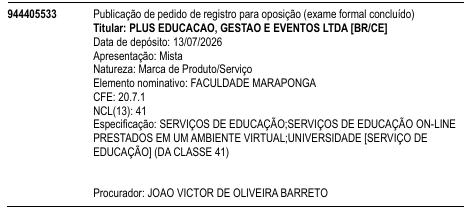 FACULDADE MARAPONGA