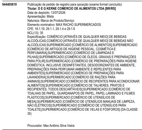 MAX RACHO SUPERMERCADOS