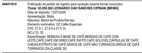 OZ Cafés Especiais
