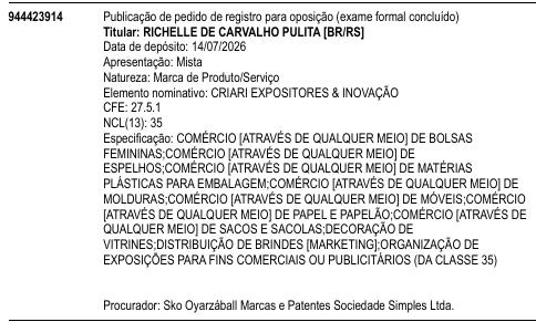 CRIARI EXPOSITORES & INOVAÇÃO