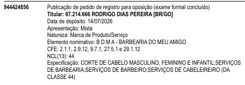 B D M A - BARBEARIA DO MEU AMIGO