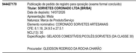 CORONADO SORVETES ARTESANAIS