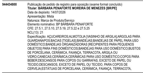BP BÁRBARA PENAFORTE