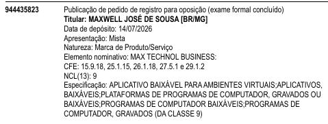 MAX TECHNOL BUSINESS