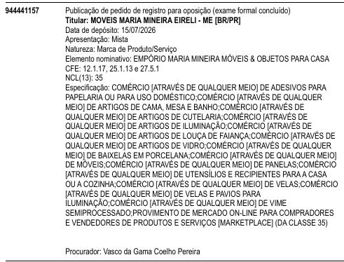 EMPÓRIO MARIA MINEIRA MÓVEIS & OBJETOS PARA CASA