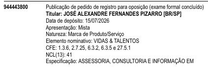 VIDAS & TALENTOS