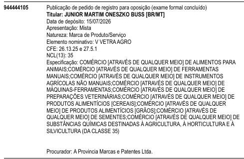 V VETRA AGRO